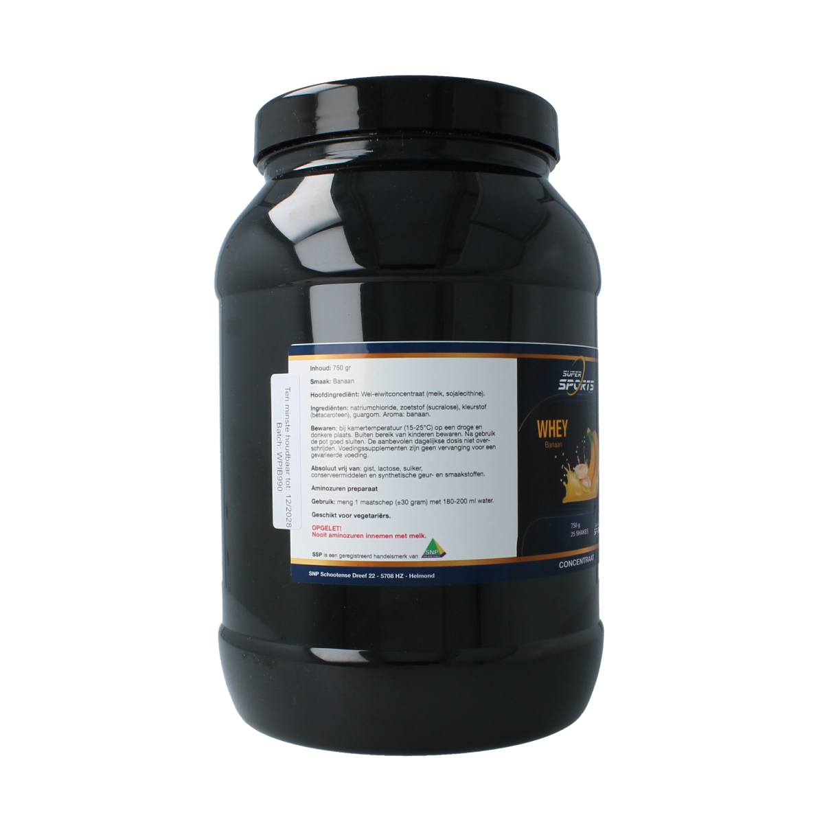 Nutritex Whey proteine banaan 750.00 Gram