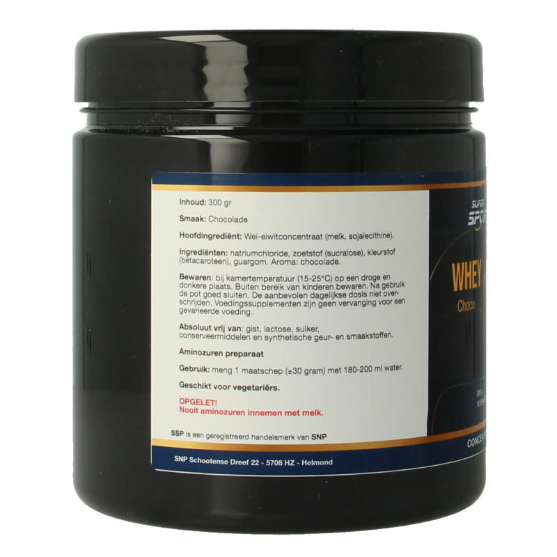 Nutritex Whey proteine chocolade 300 Gram