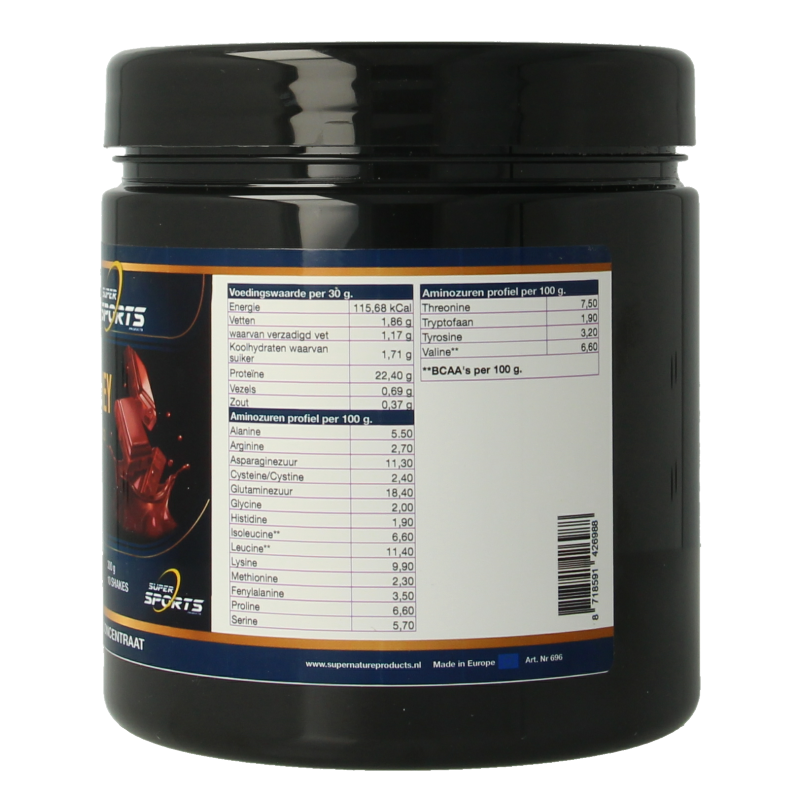 Nutritex Whey proteine chocolade 300 Gram