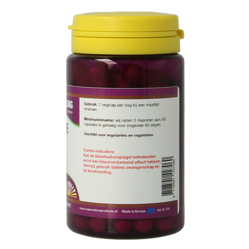 NHP Lions mane (pruikzwam) 60 Vegetarische capsules