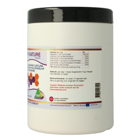 SNP Collageen glucosamine curcuma magnesium MSM 390.00 Gram