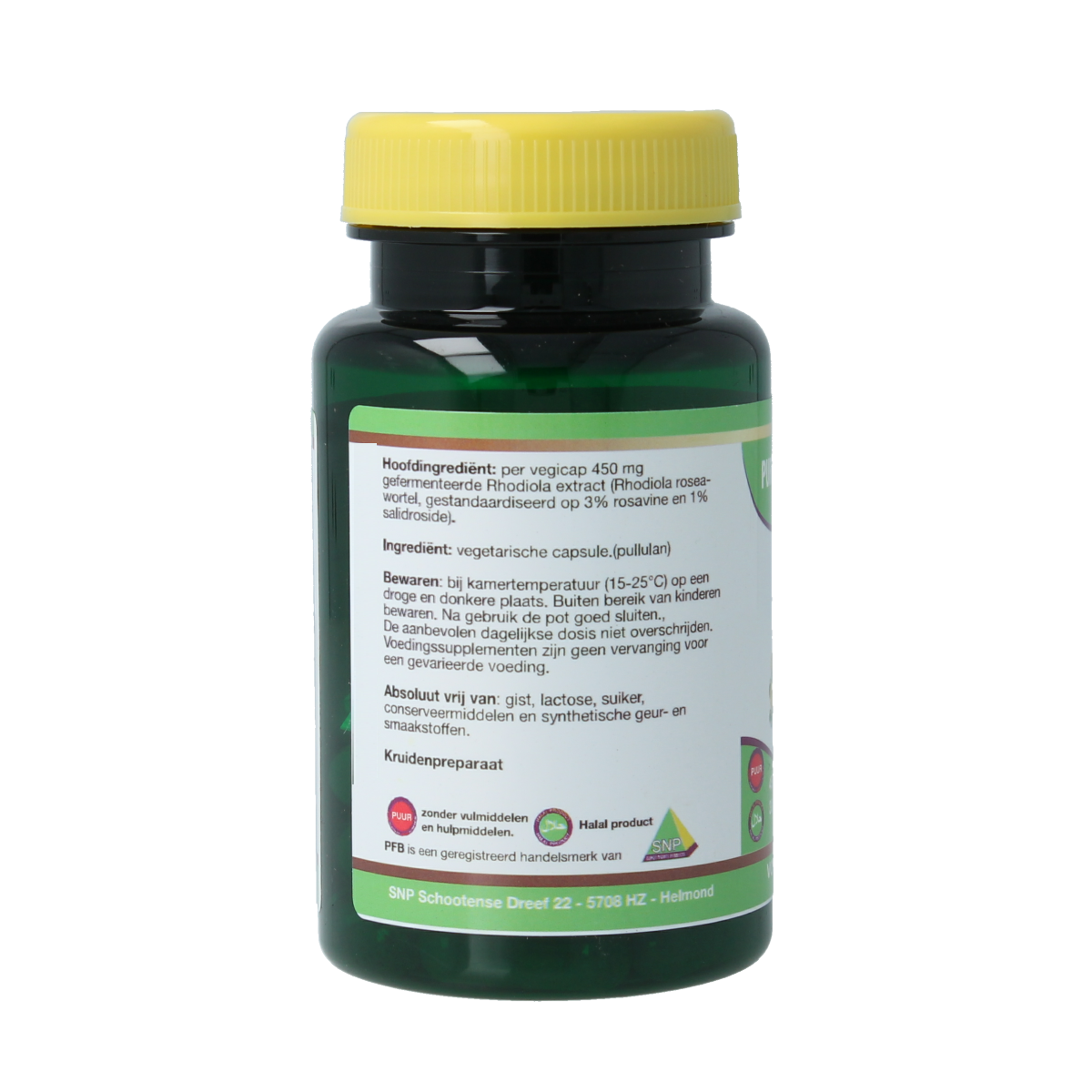 SNP Rhodiola fermented puur 30.00 Vegetarische capsules