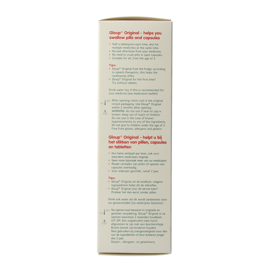 Gloup Original medicatie inname gel aardbei banaan 150.00 Milliliter