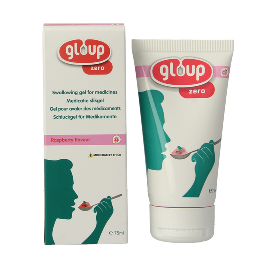 Gloup Zero medicatie inname gel framboos 75 Milliliter