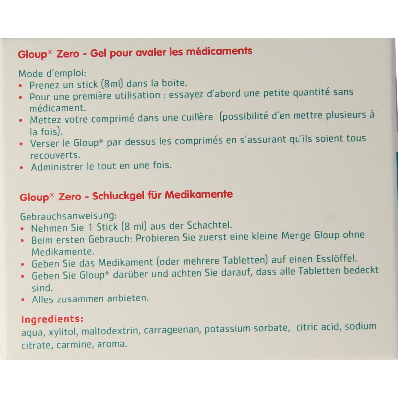 Gloup Zero stickpack 25 Stuks