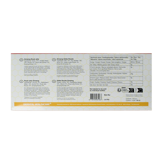 Oriental Health Ginseng royal jelly 10x 10ml 100.00 Milliliter