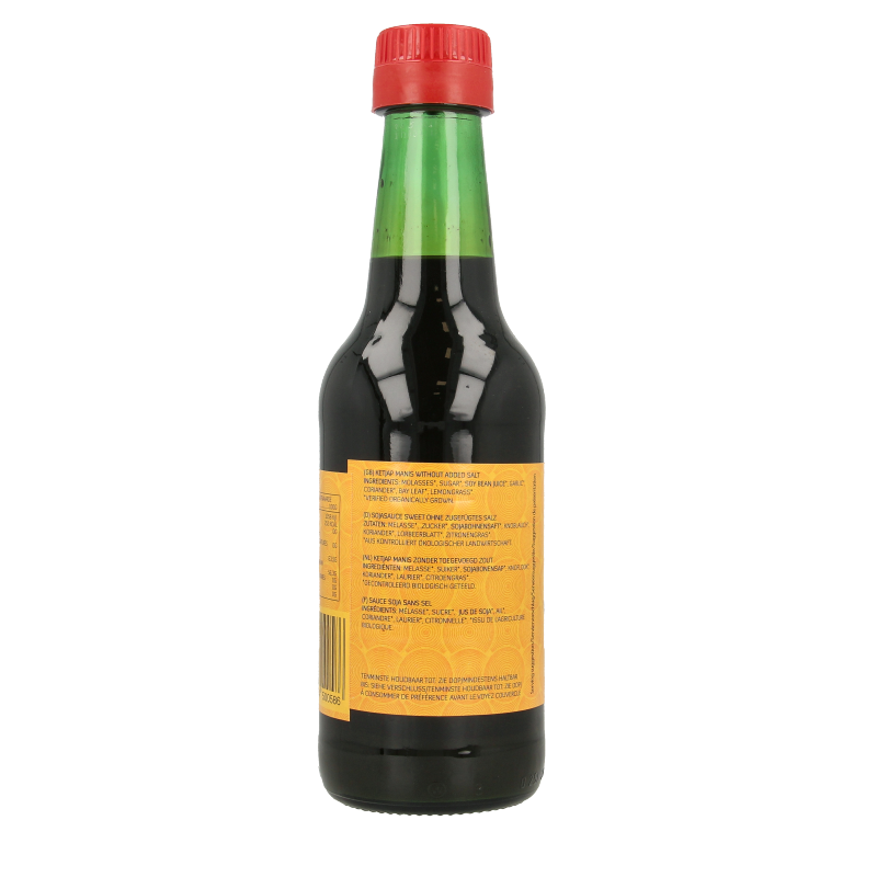 Yakso Ketjap zonder zout bio 250 Milliliter