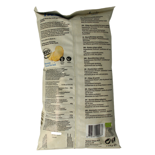 Go Pure Chips naturel gezouten bio 125 Gram