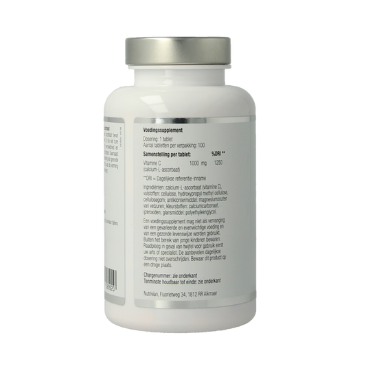 Nutrivian Vitamine C1000 mg calcium ascorbaat 100 Tabletten