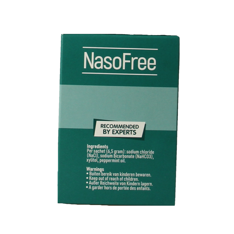 Dos Medical NasoFree nasaal spoelzout 6.5 g xylitol 30 Stuks