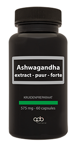 APB Holland Ashwagandha extract puur forte 575mg 60 Vegetarische capsules