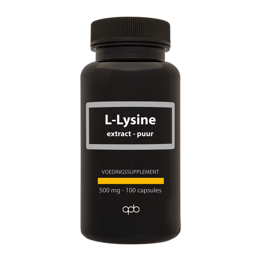 APB Holland L-Lysine extract puur 500mg 100 Capsules