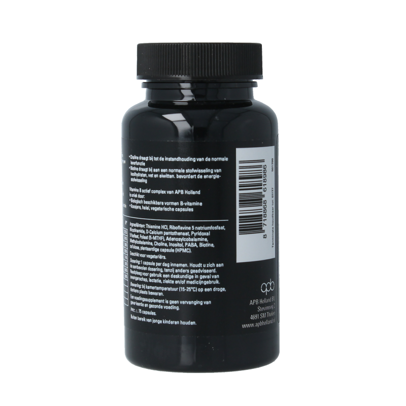 APB Holland Vitamine B complex actief forte 450mg 75 Capsules