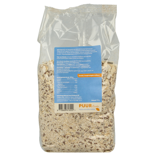Puur Rineke Haver muesli glutenvrij bio 750 Gram