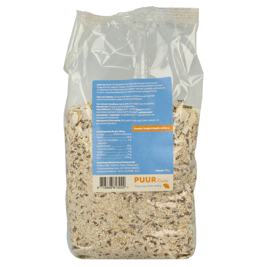 Puur Rineke Haver muesli glutenvrij bio 750.00 Gram