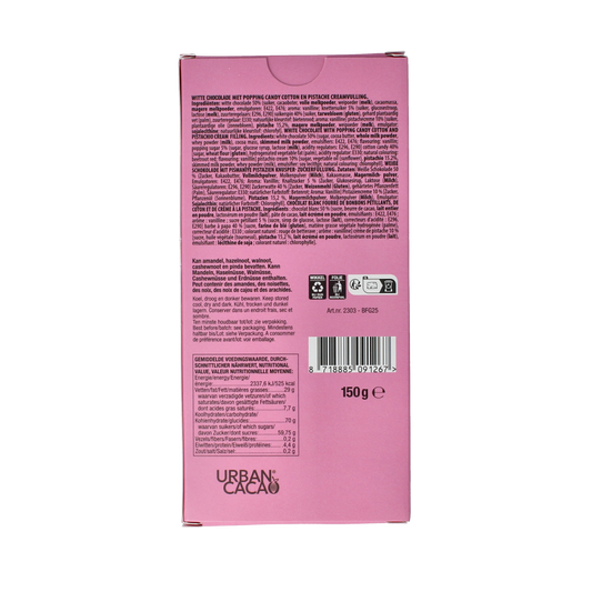 Urban Cacao Pistachio angelhair 150.00 Gram