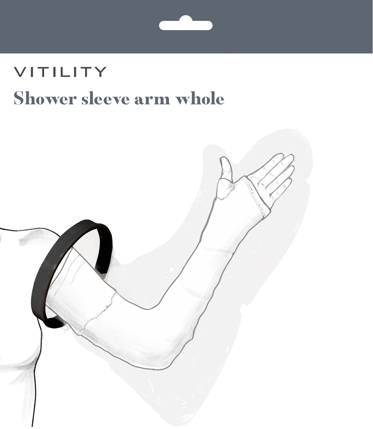 Vitility Douchehoes arm heel 1.00 Stuks