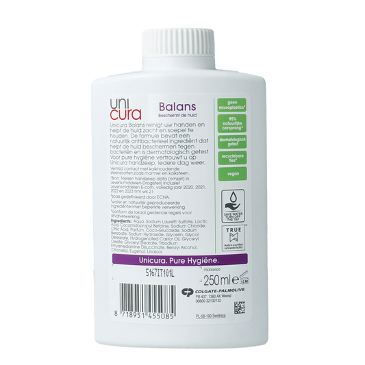 Unicura Handzeep balance navul 250.00 Milliliter