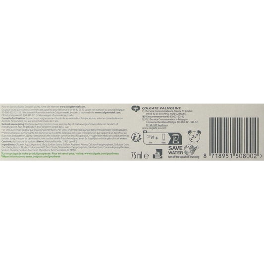 Colgate Tandpasta total whitening 75 Milliliter