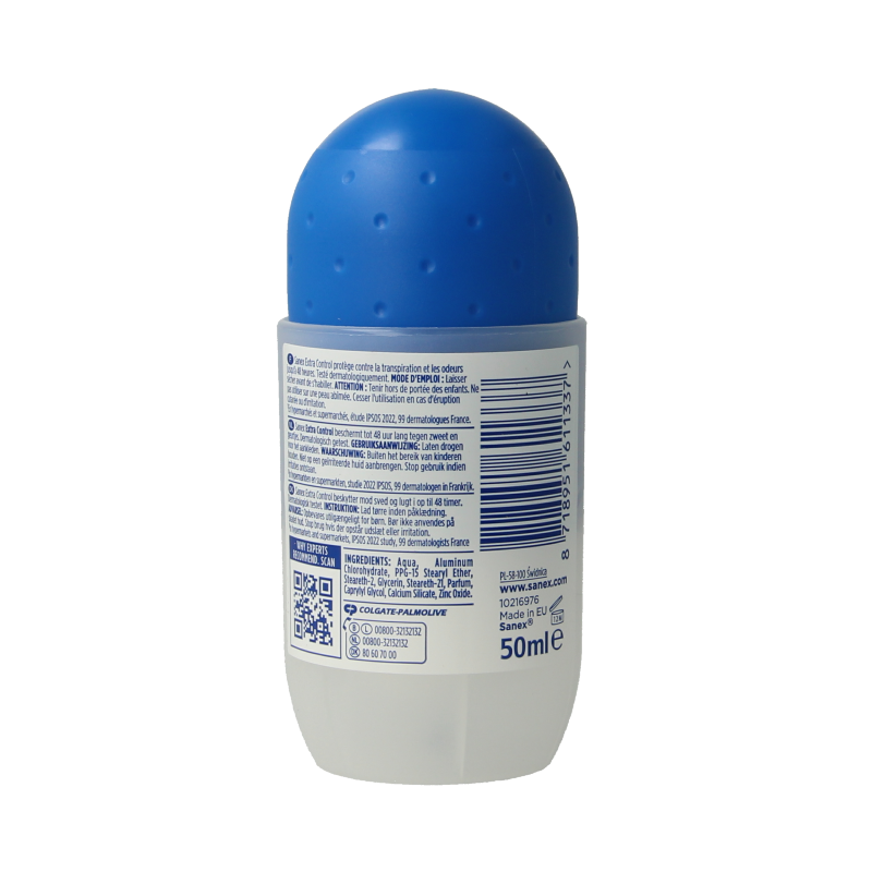Sanex Deodorant roller extra control 50 Milliliter