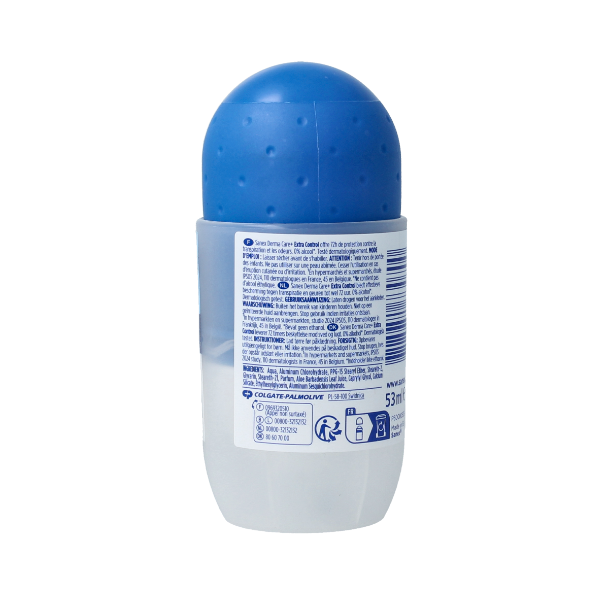 Sanex Deodorant roller dermo extra control 53.00 Milliliter