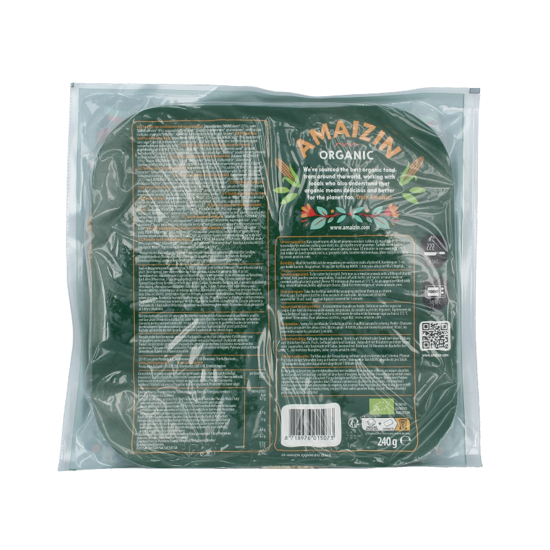 Amaizin Tortillawraps extra fibre bio 6 Stuks