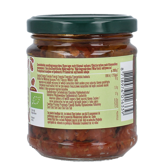 La Bio Idea Zongedroogde tomaten in olijfolie bio 190.00 Gram