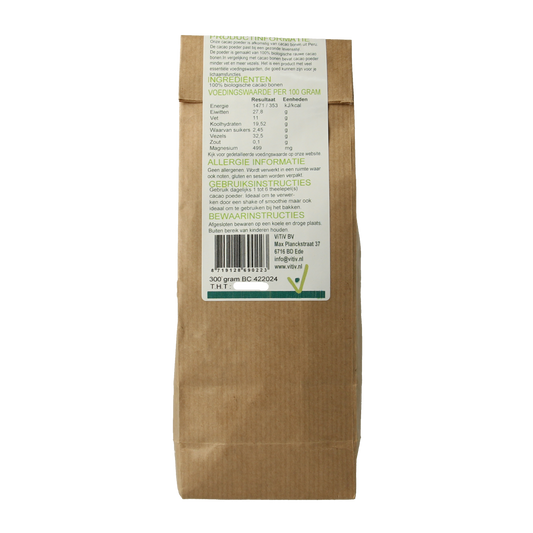 Vitiv Cacao poeder bio 300.00 Gram