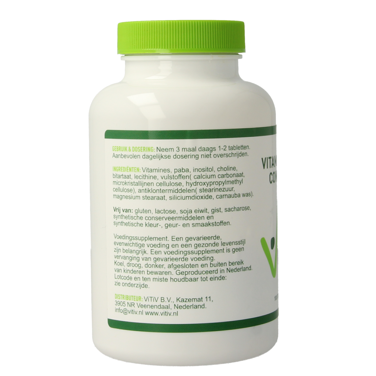 Vitiv Vitamine B50 complex 100.00 Tabletten