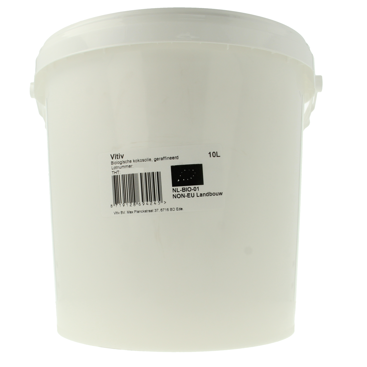 Vitiv Kokosolie geurloos bio 10.00 Liter