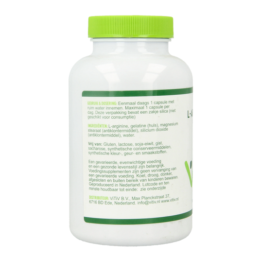 Vitiv L-Arginine 500mg 100 Capsules
