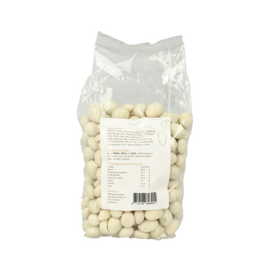 MijnNatuurwinkel Chocolade pinda wit 400 Gram