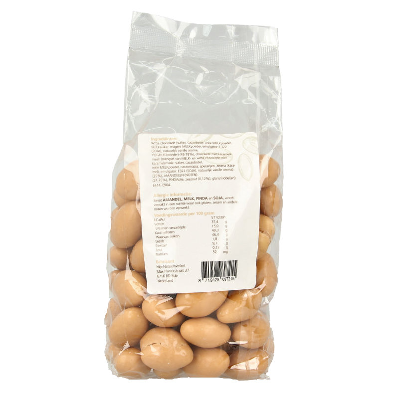 MijnNatuurwinkel Chocolade amandel karamel zeezout 400 Gram
