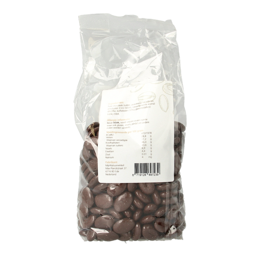 MijnNatuurwinkel Chocolade mokka boontjes puur 400 Gram