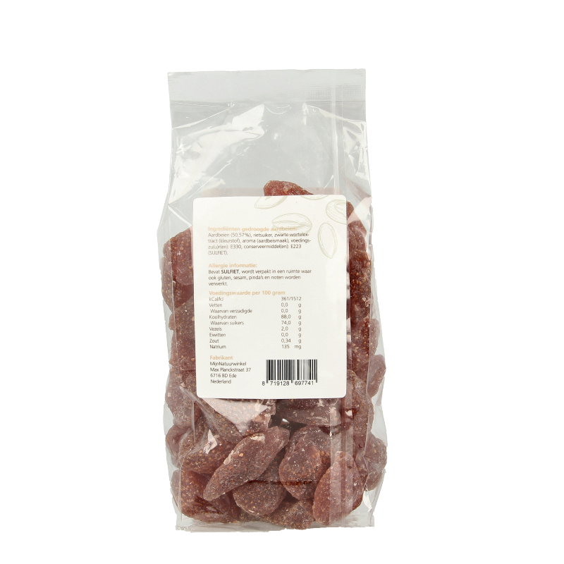 MijnNatuurwinkel Aardbeien gedroogd 450 Gram