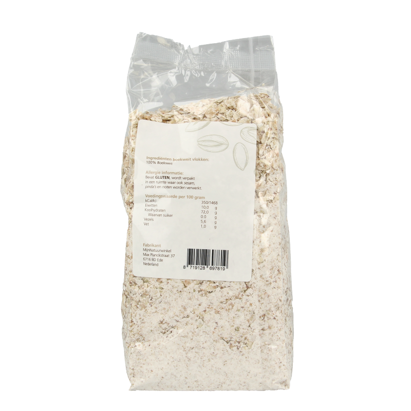 MijnNatuurwinkel Boekweit vlokken 350 Gram