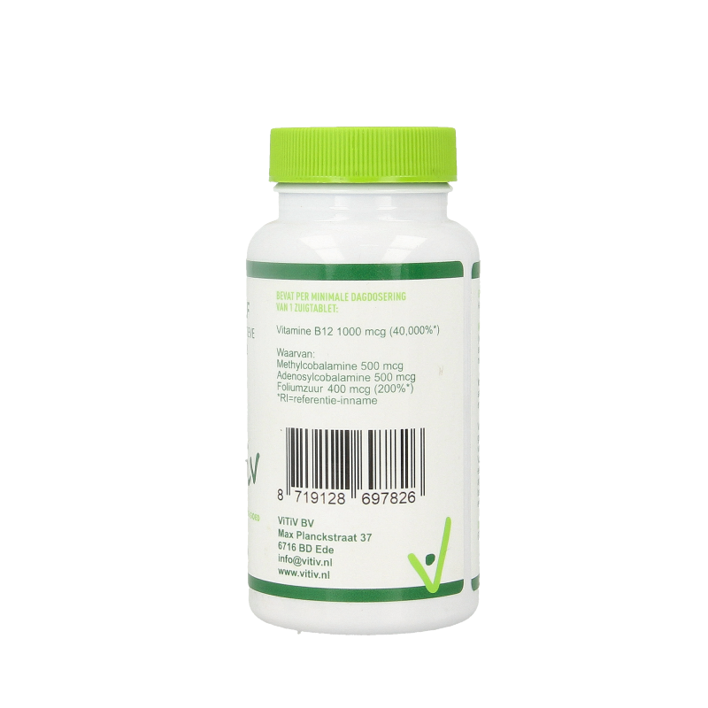 Vitiv Vitamine B12 actief 100 Zuigtabletten