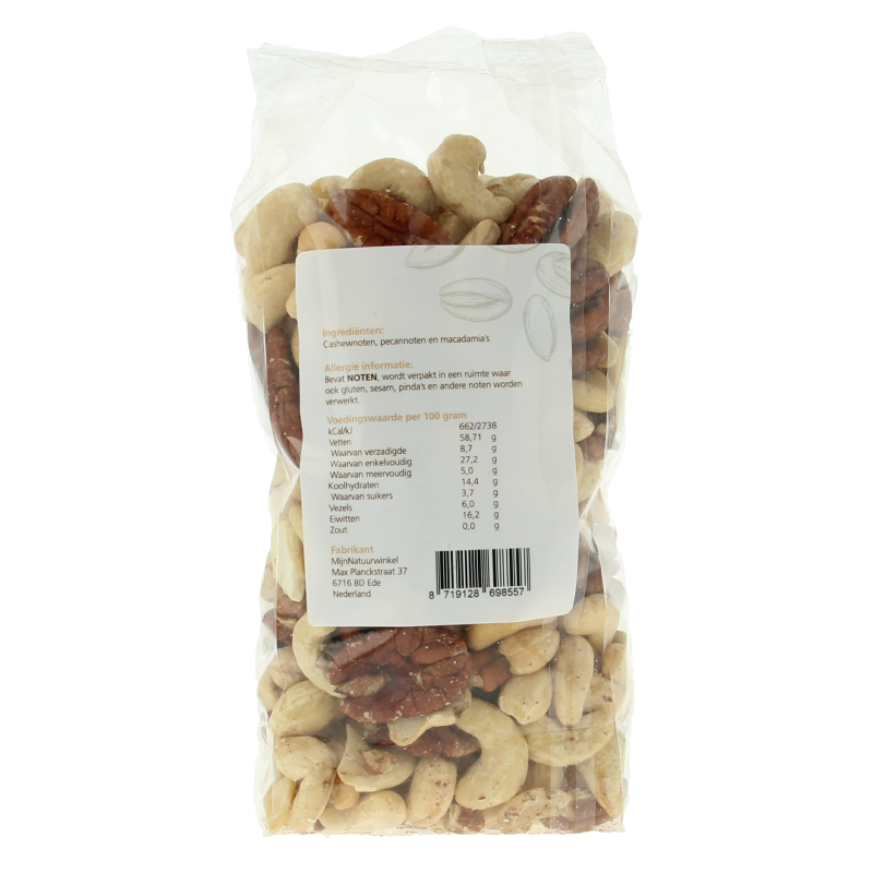 MijnNatuurwinkel Macadamia mix 400 Gram