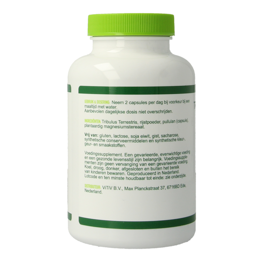 Vitiv Tribulus terrestris 500mg groen 100 Capsules