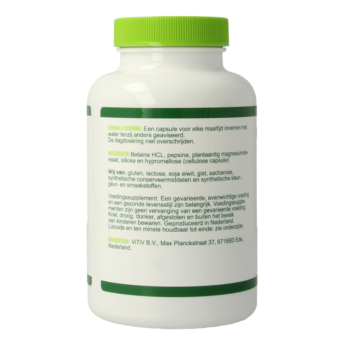 Vitiv Betaine HCL & pepsine 100.00 Capsules