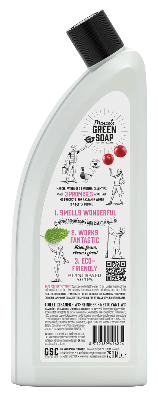 Marcel's Green Soap Toiletreiniger patchouli & cranberry 750.00 Milliliter