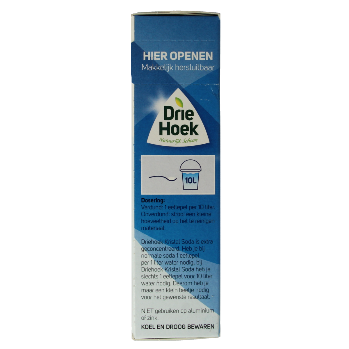 Driehoek Soda kristal 600.00 Gram