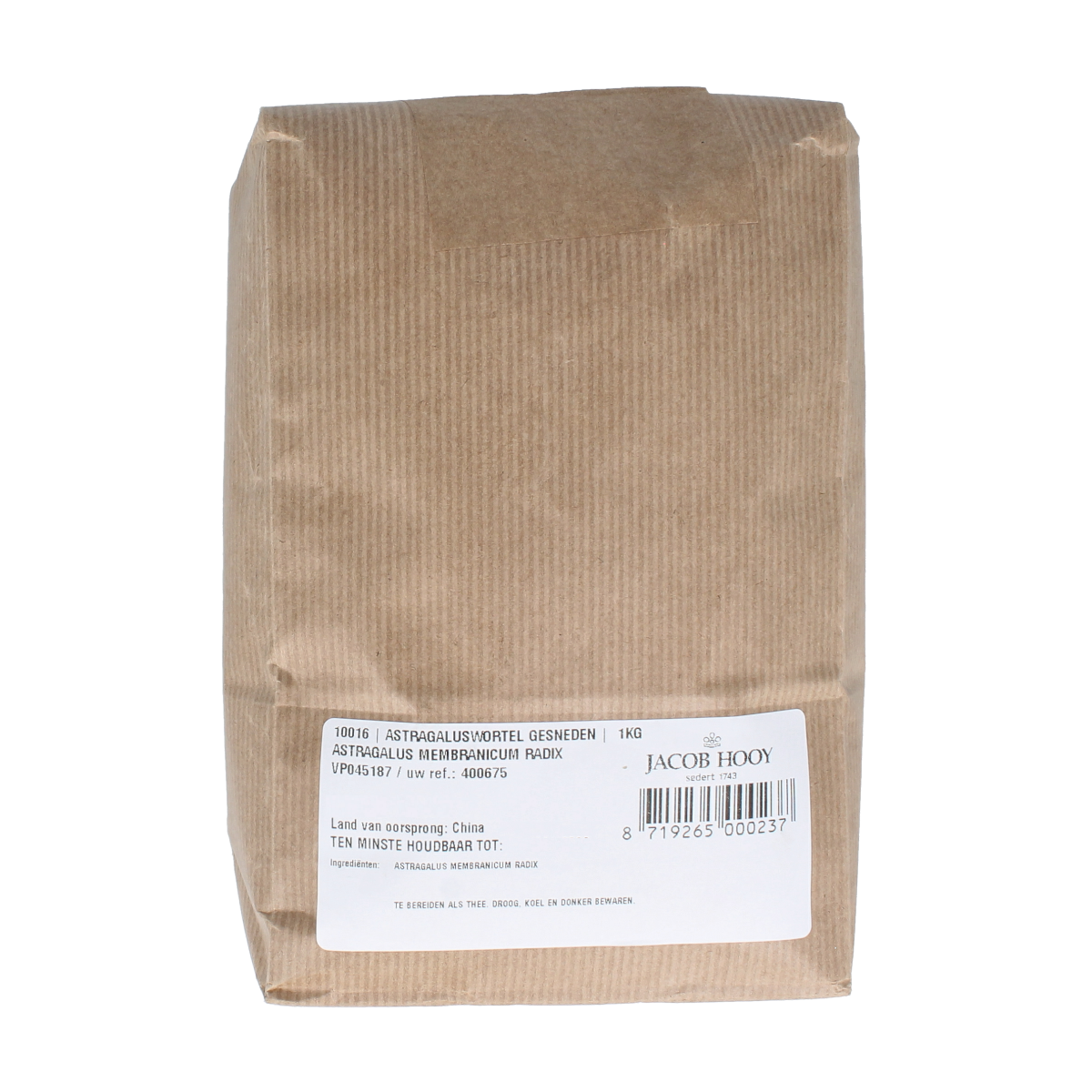 Jacob Hooy Astragaluswortel gesneden 1.00 Kilogram