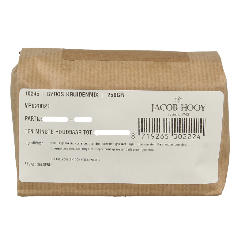 Jacob Hooy Gyroskruiden 250 Gram