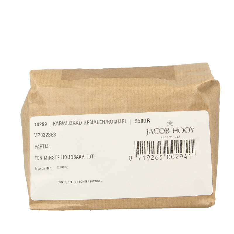 Jacob Hooy Karwijzaad/kummel gemalen 250 Gram