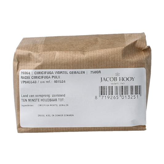 Jacob Hooy Cimicifuga wortel gemalen 250 Gram
