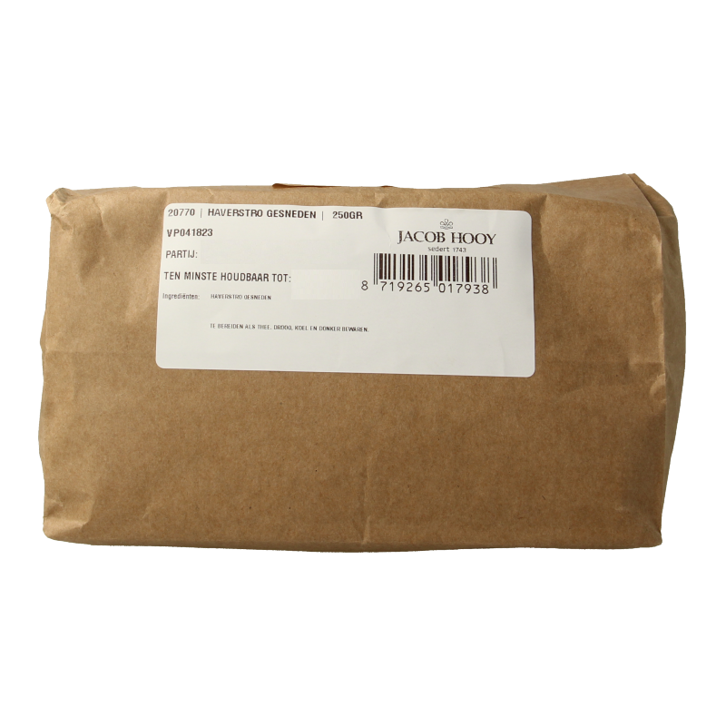 Jacob Hooy Haverstro gesneden 250 Gram