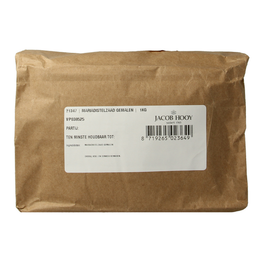 Jacob Hooy Mariadistelzaad gemalen 1 Kilogram