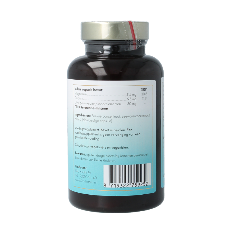 Liever Gezond Magnesium calcium zee 90 Vegetarische capsules