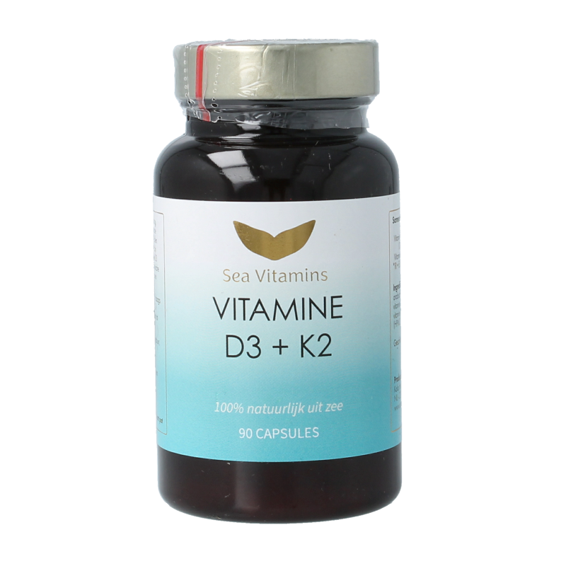 Liever Gezond Vitamine D3 K2 uit zee 90 Vegetarische capsules